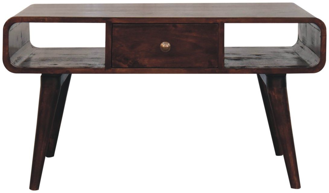 Artisan - Curved California Walnut Coffee Table