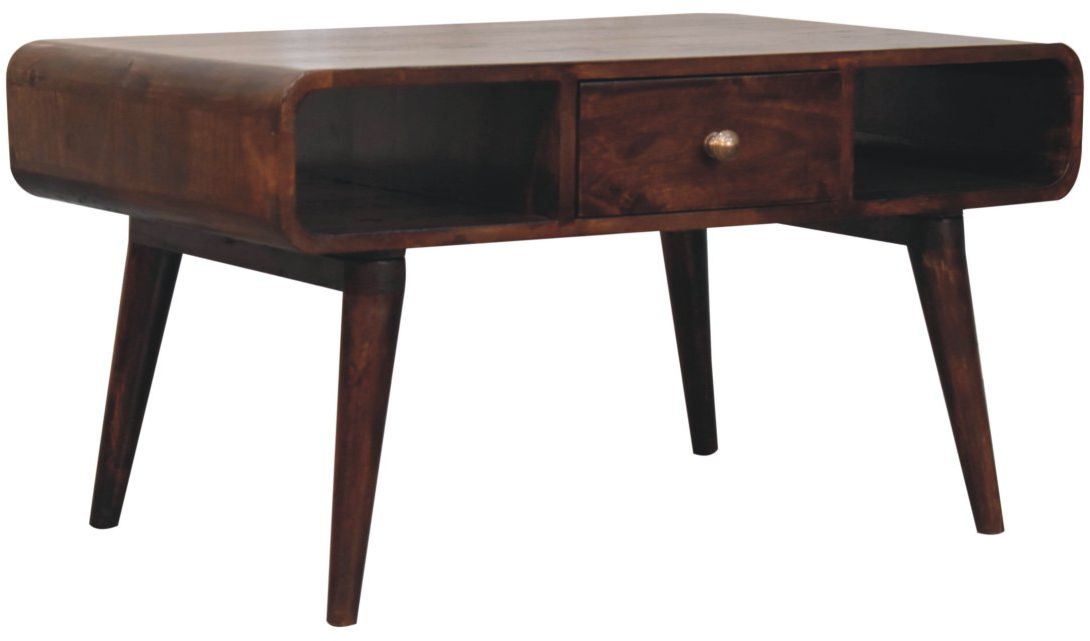 Artisan - Curved California Walnut Coffee Table