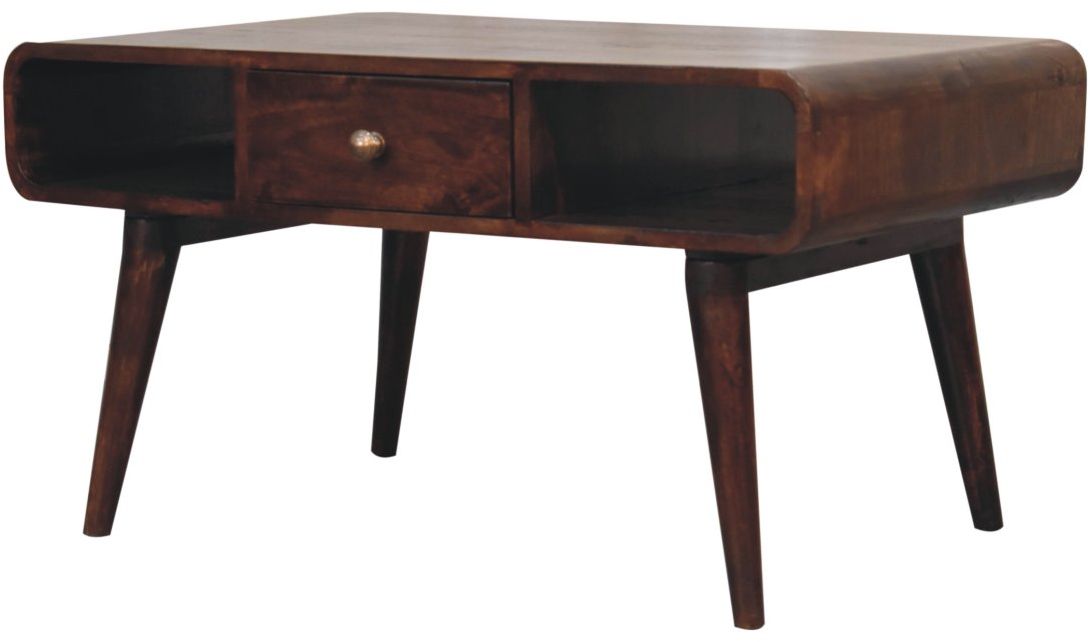 Artisan - Curved California Walnut Coffee Table