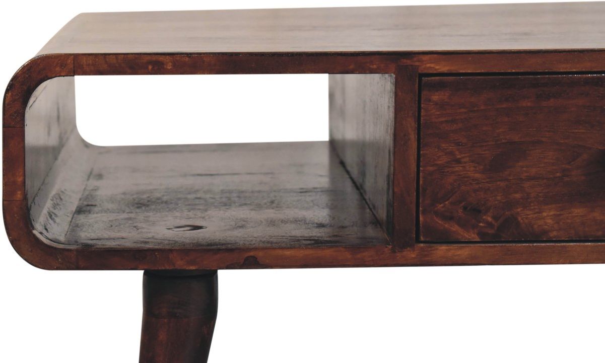 Artisan - Curved California Walnut Coffee Table