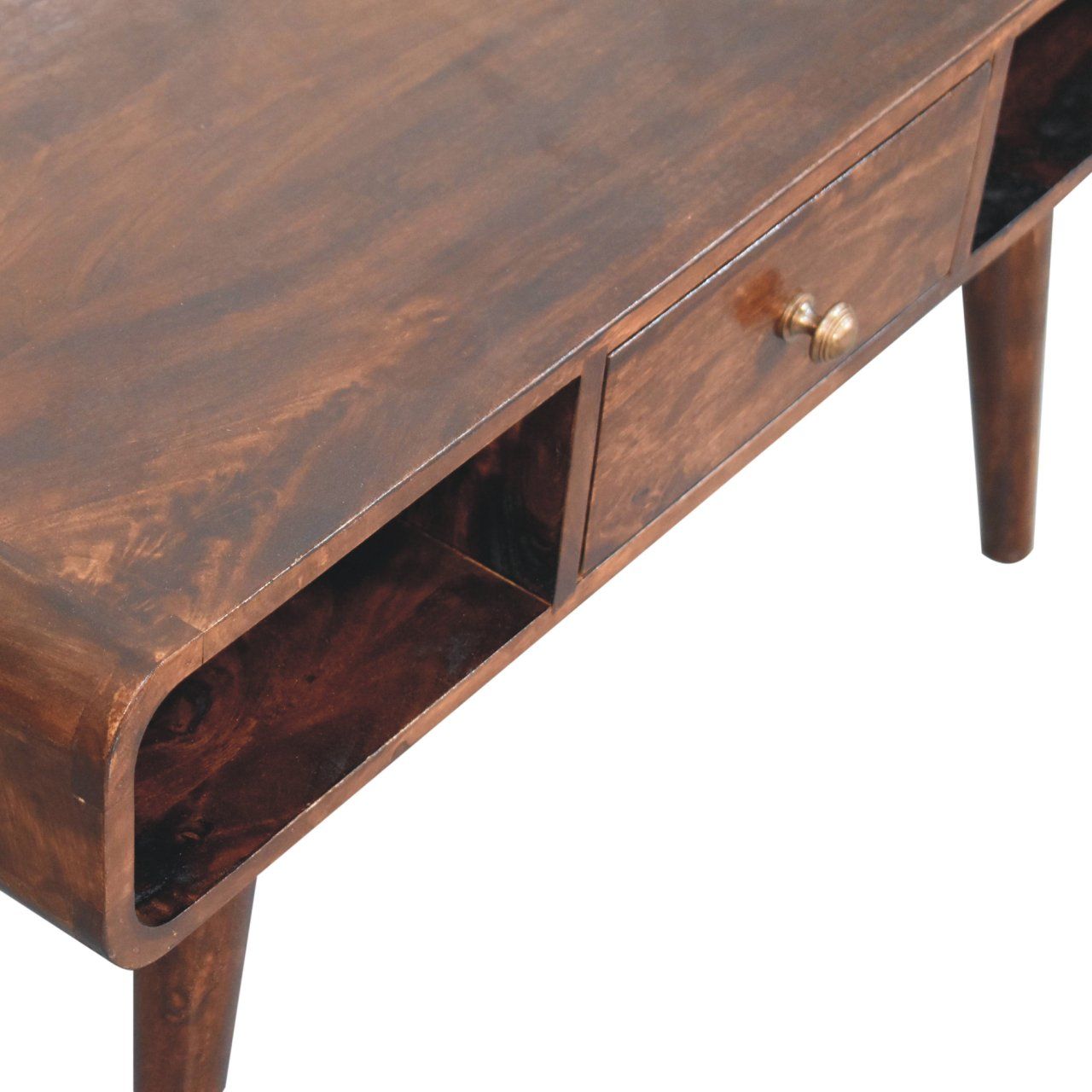 Artisan - Curved California Walnut Coffee Table