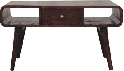 Artisan - Curved California Walnut Coffee Table