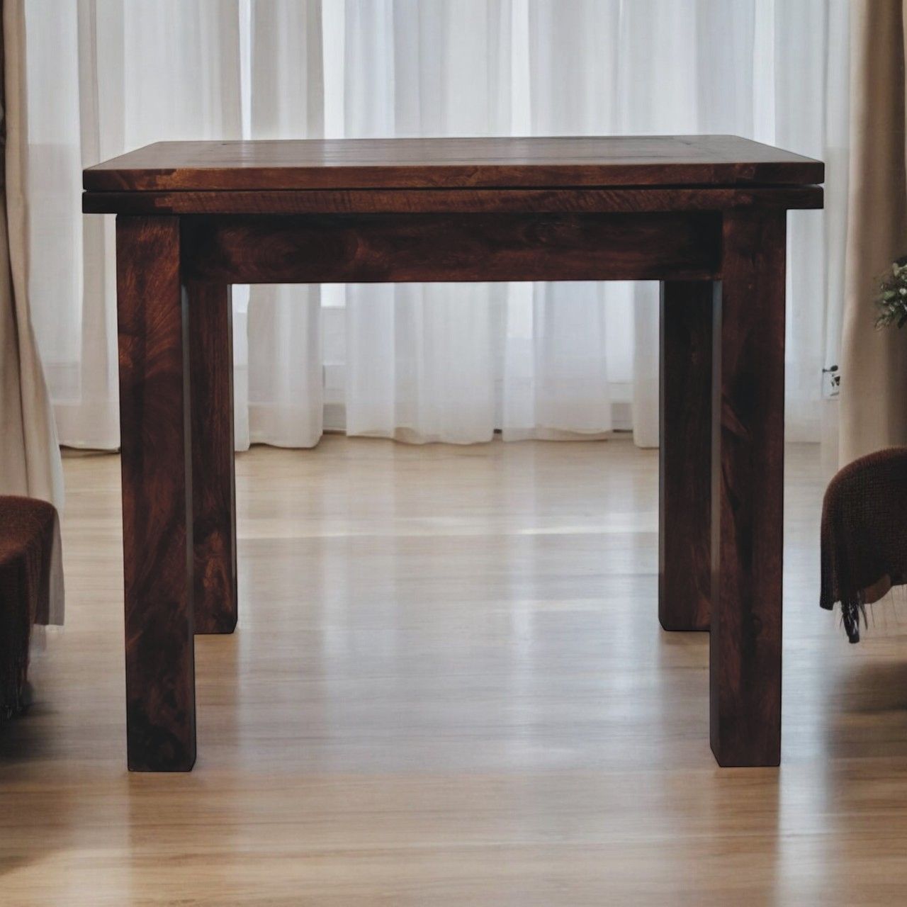 Artisan - California Walnut Extendable Butterfly Dining Table