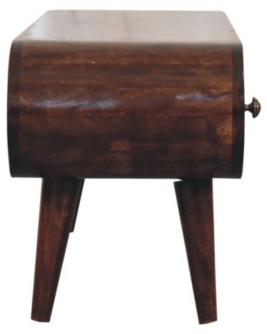 Artisan - California Walnut Circular TV Unit