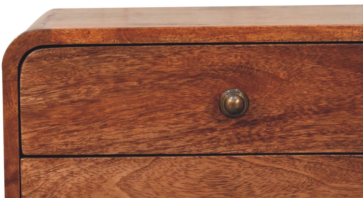 Artisan - Honey Caramel 2 Drawer Floating Bedside