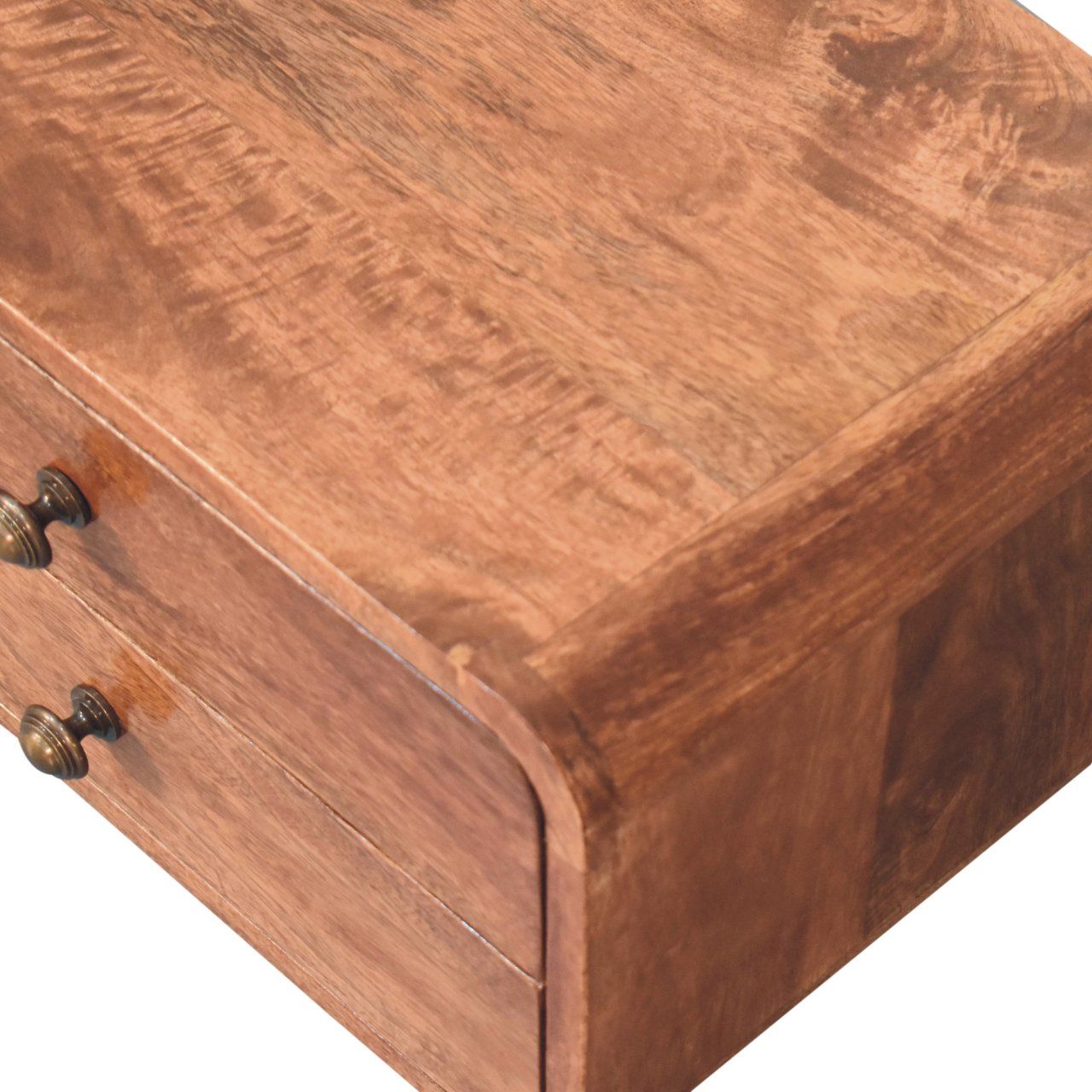 Artisan - Honey Caramel 2 Drawer Floating Bedside
