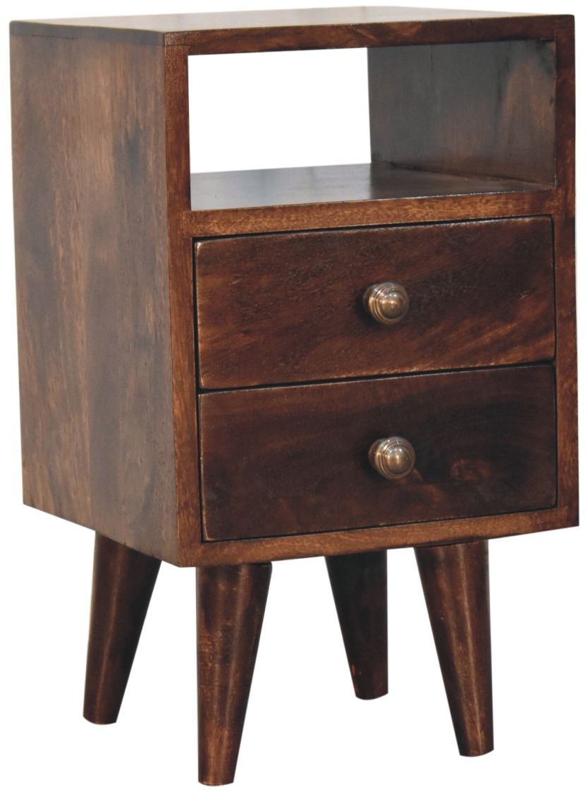 Artisan - Mini Classic California Walnut Bedside