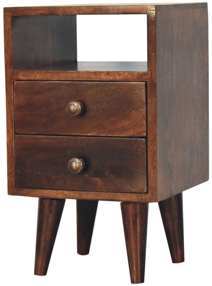 Artisan - Mini Classic California Walnut Bedside