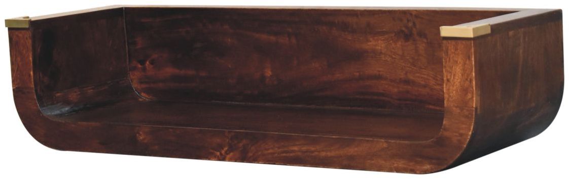 Artisan - Indira California Walnut Floating Console Table