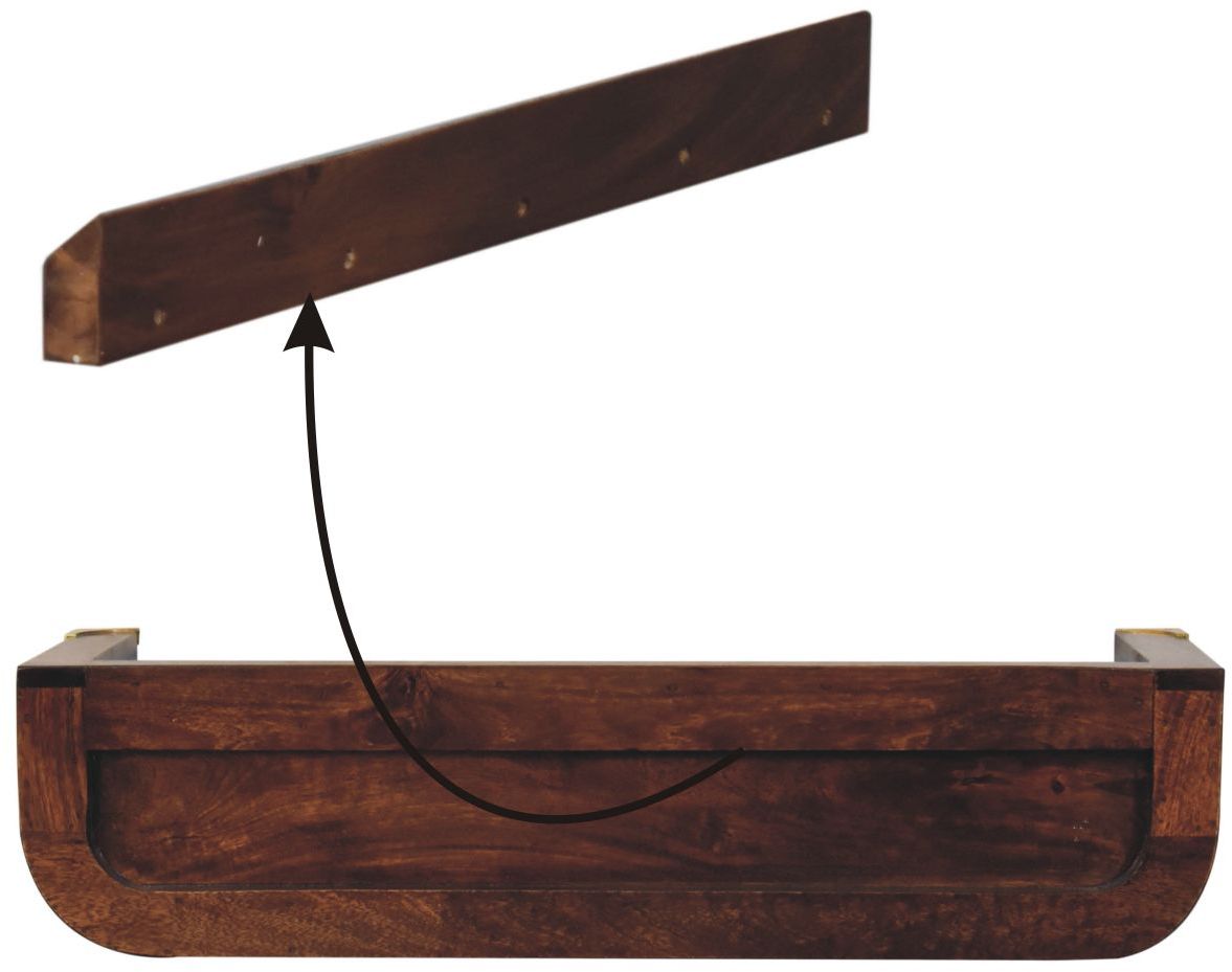Artisan - Indira California Walnut Floating Console Table