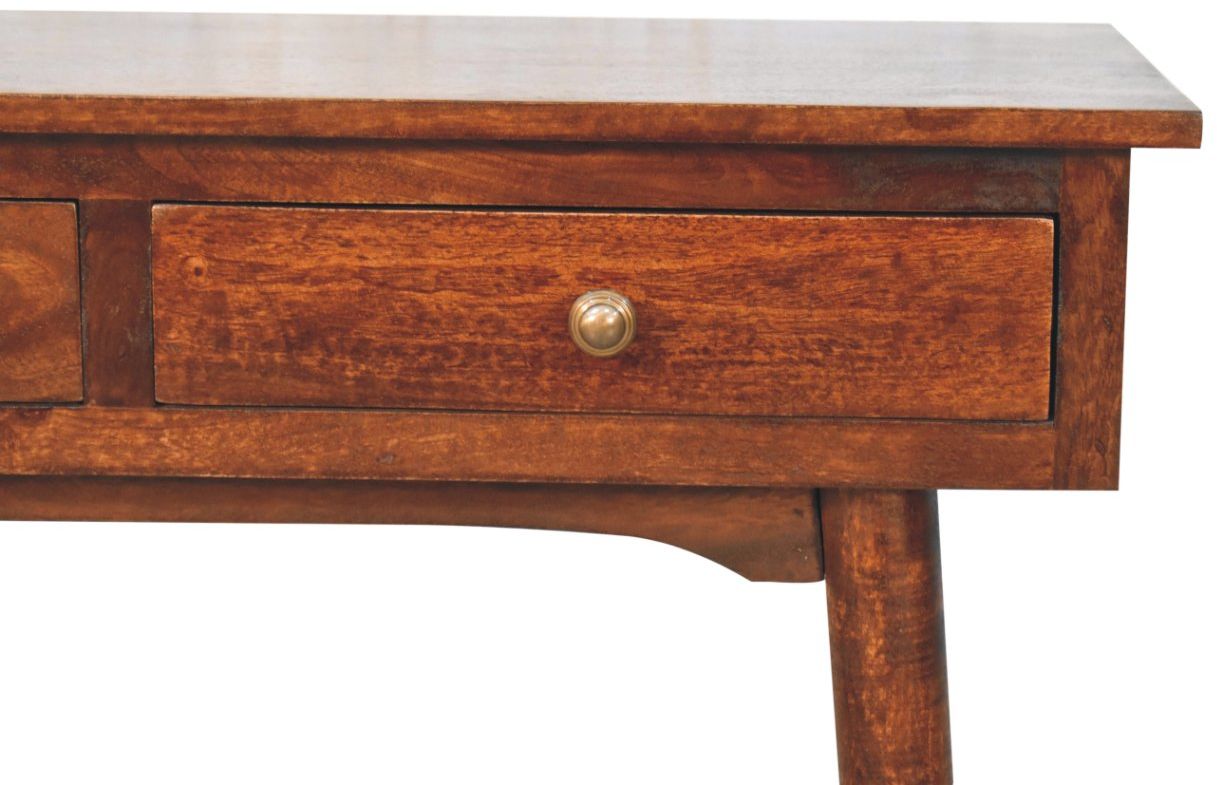 Artisan - California Walnut Hallway 2 Drawer Console Table
