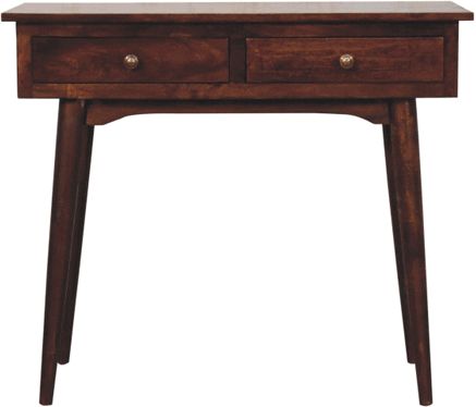 Artisan - California Walnut Hallway 2 Drawer Console Table