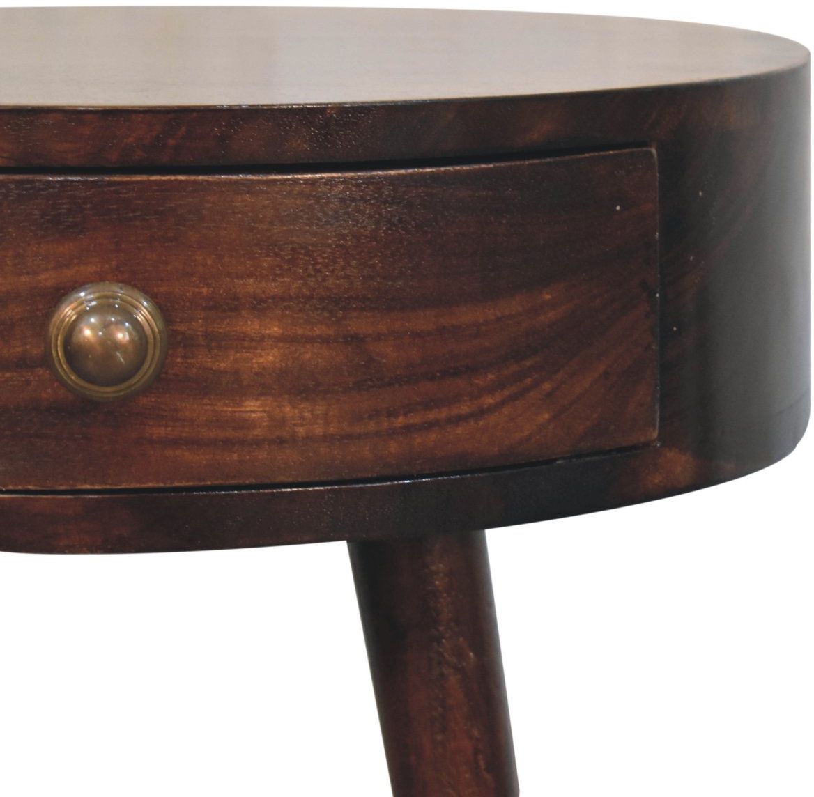 Artisan - Nordic California Walnut Circular Shaped Bedside