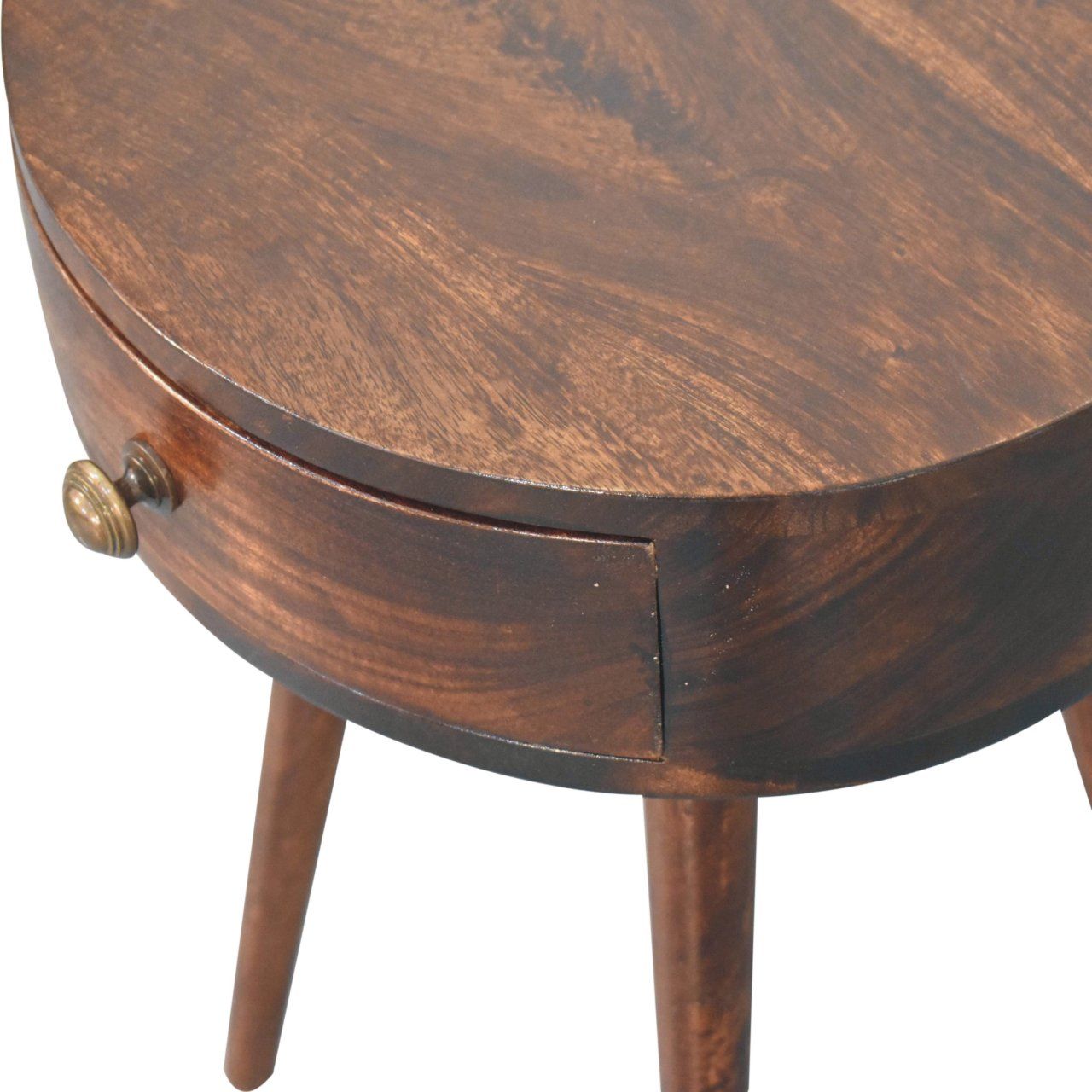 Artisan - Nordic California Walnut Circular Shaped Bedside
