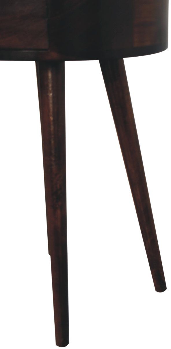Artisan - Nordic California Walnut Circular Shaped Bedside