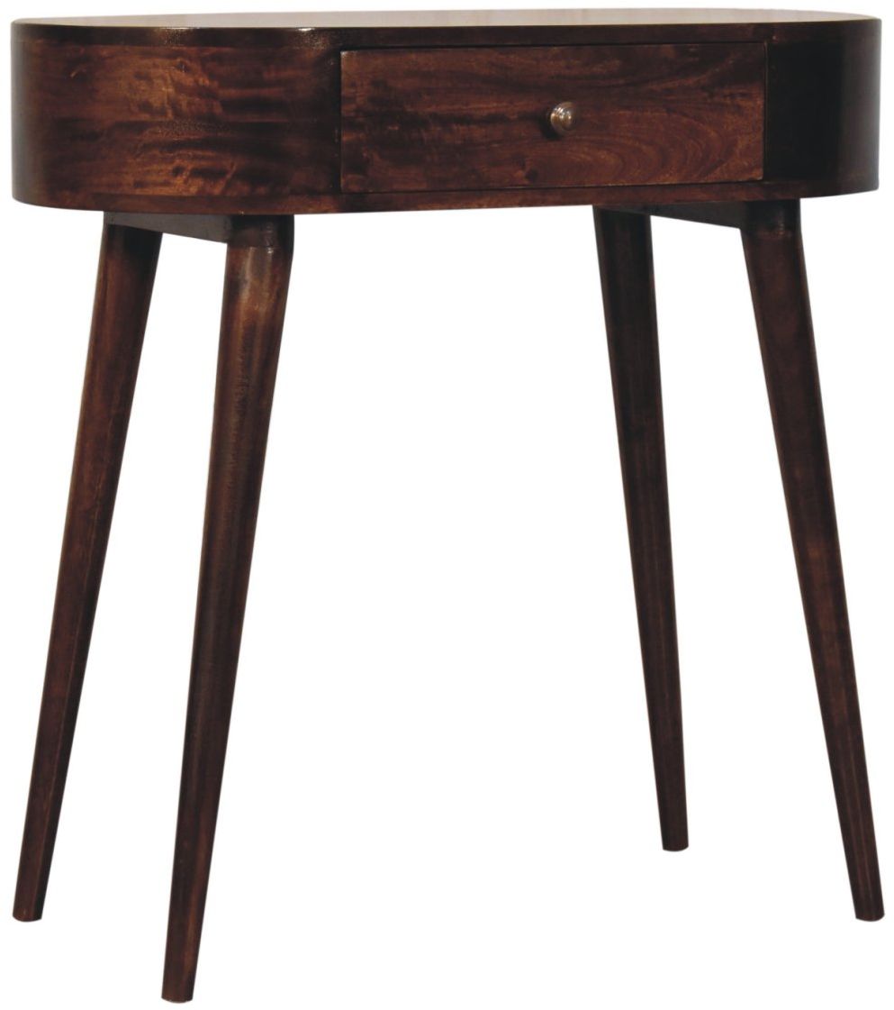 Artisan - California Walnut Rounded Small Console Table