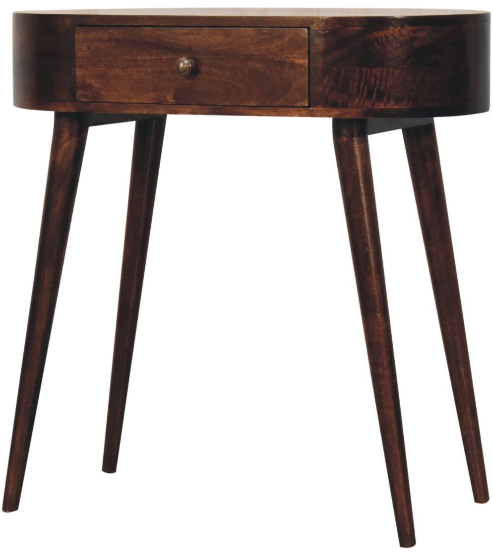 Artisan - California Walnut Rounded Small Console Table