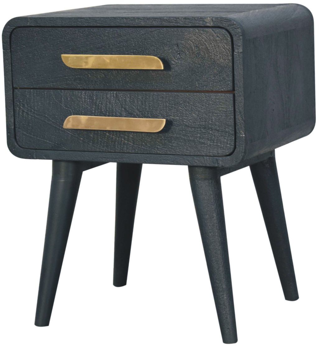 Artisan - Midnight Teal Bedside Table