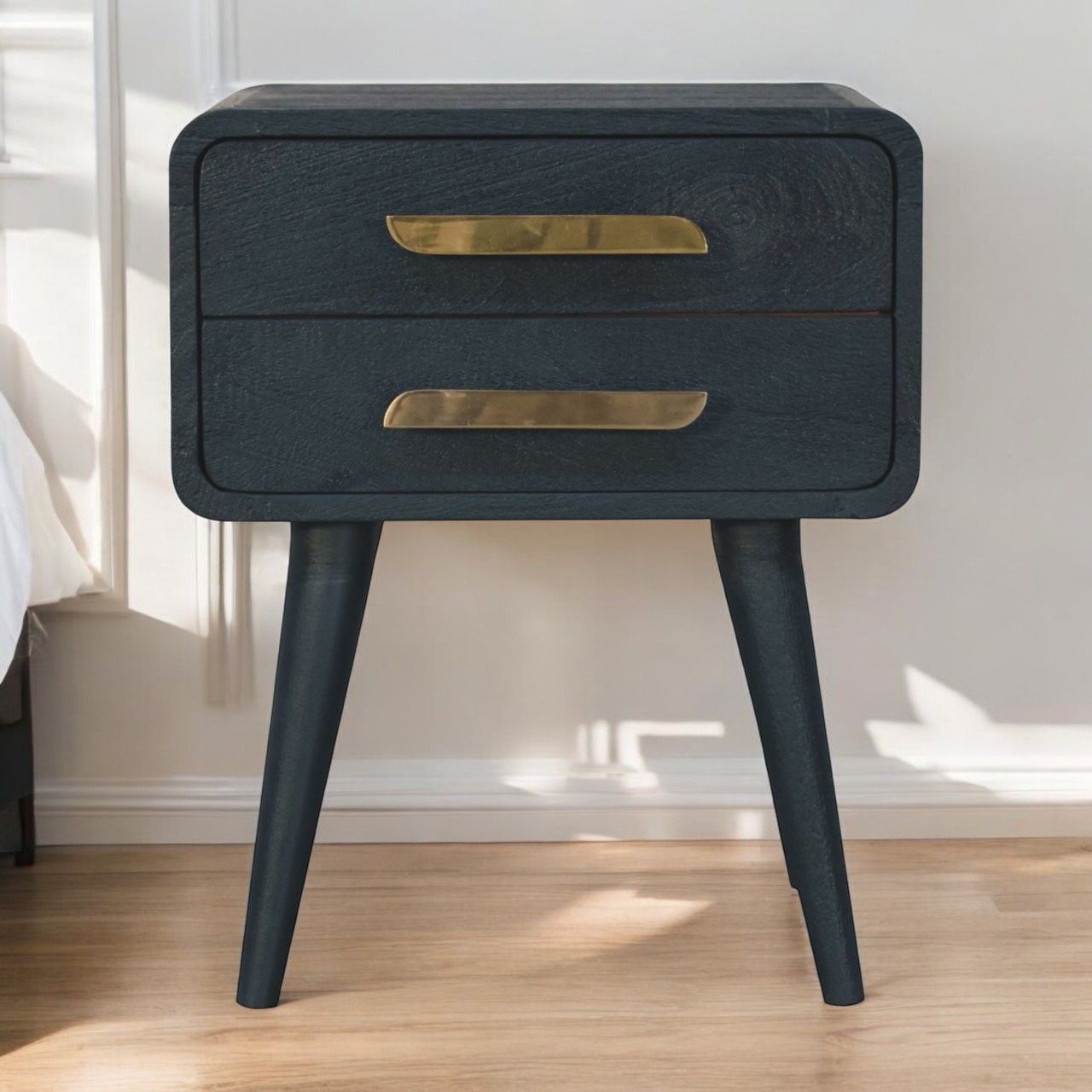 Artisan - Midnight Teal Bedside Table