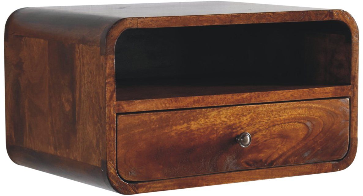 Artisan - Large Curve Upper Slot Floating Bedside