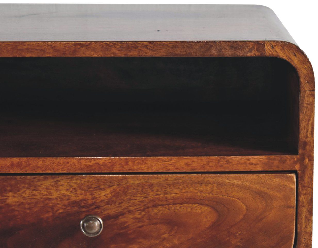 Artisan - Large Curve Upper Slot Floating Bedside