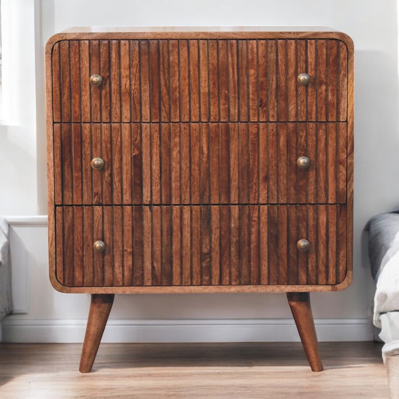 Artisan - Honey Caramel T-Bar Ridged Chest