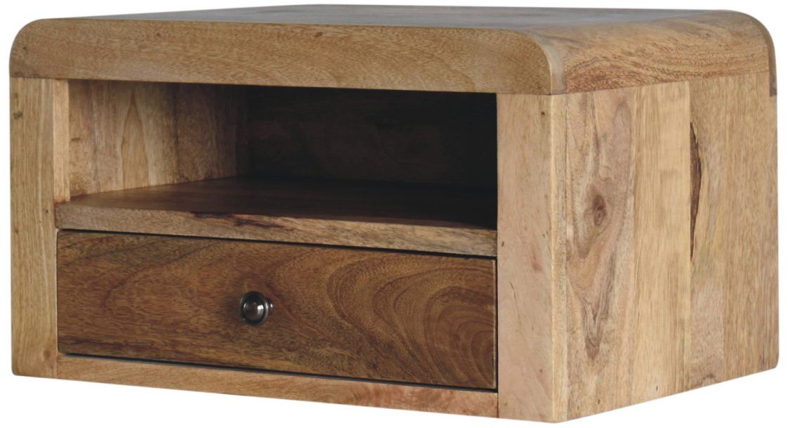 Artisan - Chunky Oak-Ish Floating Bedside