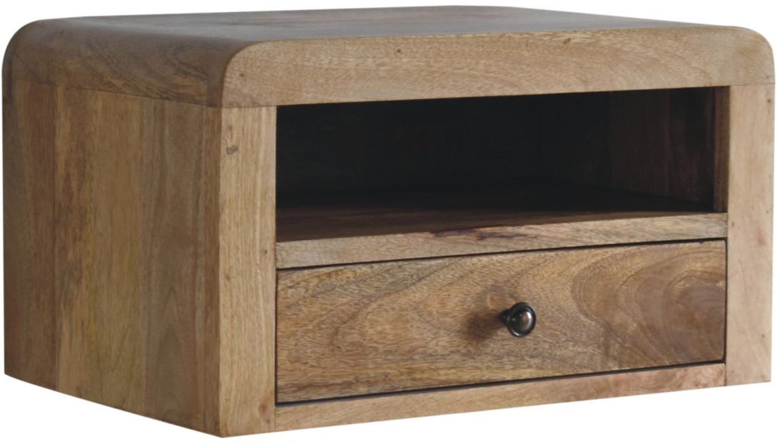 Artisan - Chunky Oak-Ish Floating Bedside