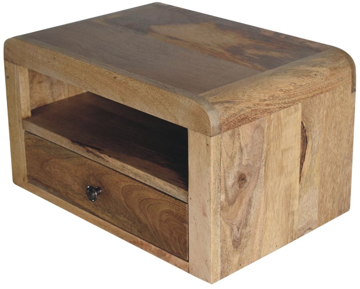 Artisan - Chunky Oak-Ish Floating Bedside