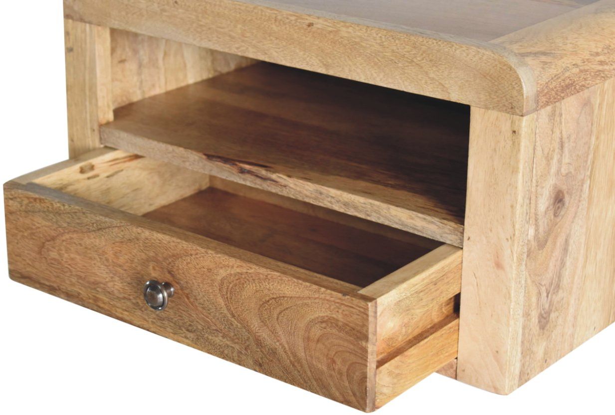 Artisan - Chunky Oak-Ish Floating Bedside