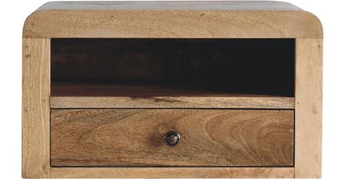 Artisan - Chunky Oak-Ish Floating Bedside