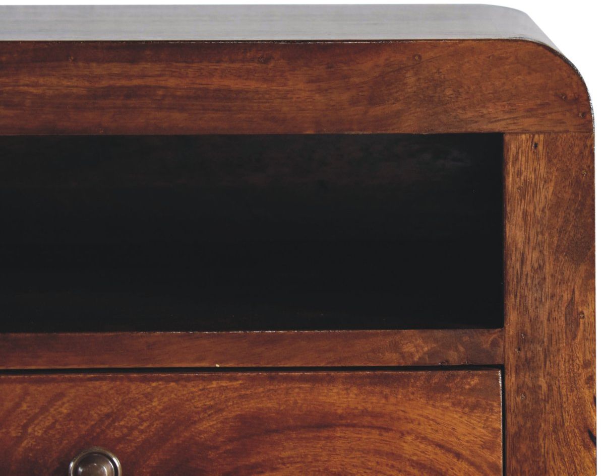 Artisan - Chunky Chestnut 1 Drawer Wall Mounted Nightstand