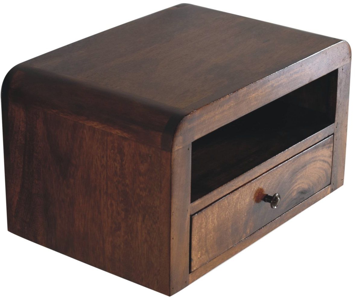 Artisan - Chunky Chestnut 1 Drawer Wall Mounted Nightstand