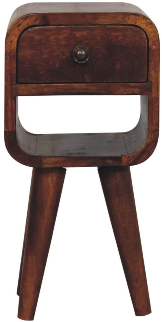 Artisan - Extra Mini Chestnut Curve Lower Bedside
