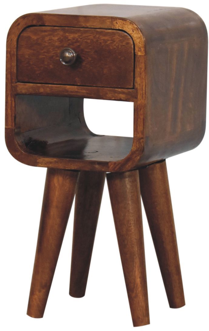 Artisan - Extra Mini Chestnut Curve Lower Bedside