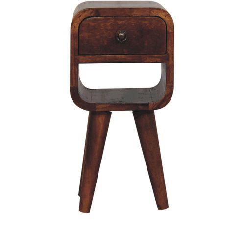 Artisan - Extra Mini Chestnut Curve Lower Bedside