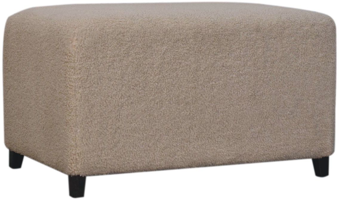 Artisan - Bliss Cream Bouclé Ottoman