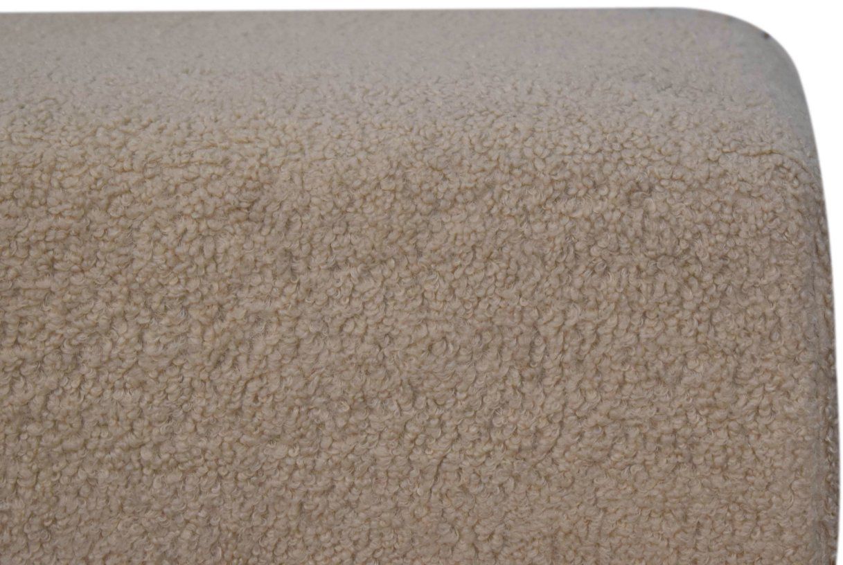 Artisan - Bliss Cream Bouclé Ottoman