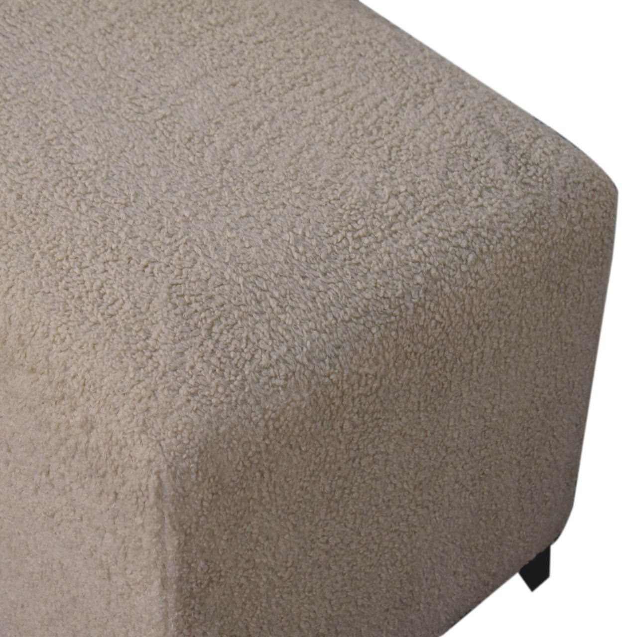 Artisan - Bliss Cream Bouclé Ottoman