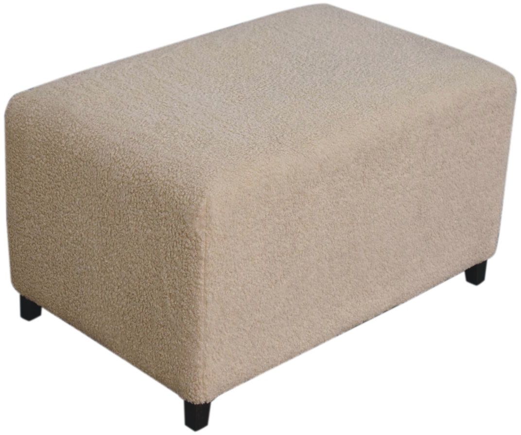 Artisan - Bliss Cream Bouclé Ottoman