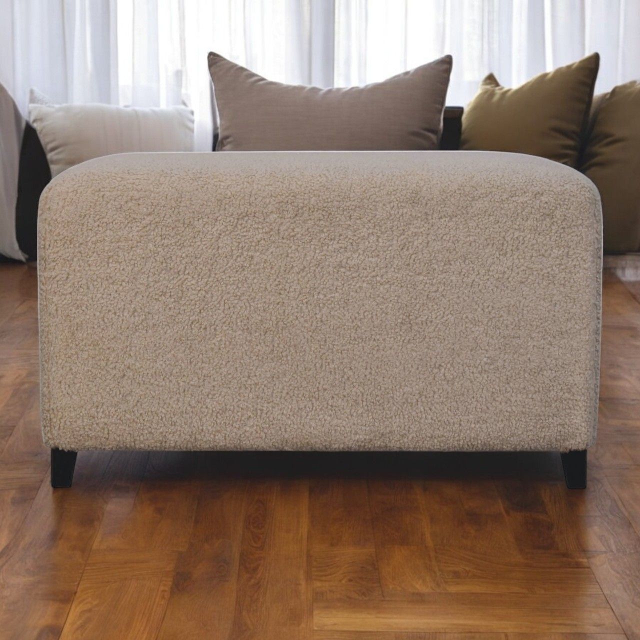 Artisan - Bliss Cream Bouclé Ottoman