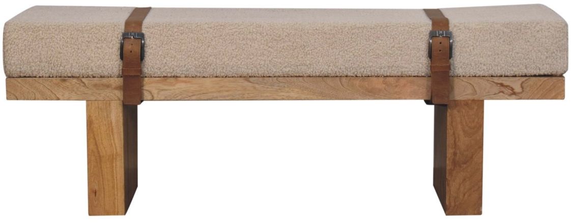 Artisan - Belmont Cream Boucle Bench