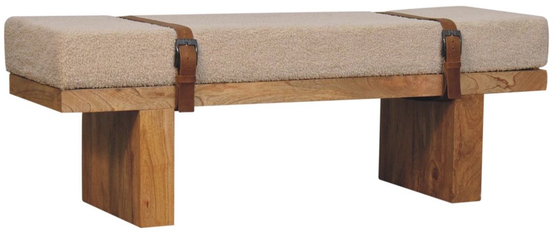 Artisan - Belmont Cream Boucle Bench