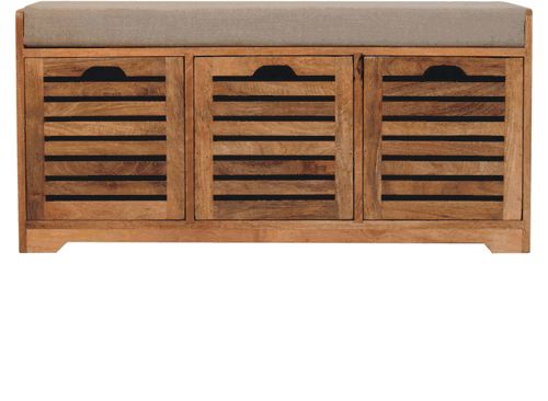 Artisan - Shutter Oak-Ish Shoe Bench