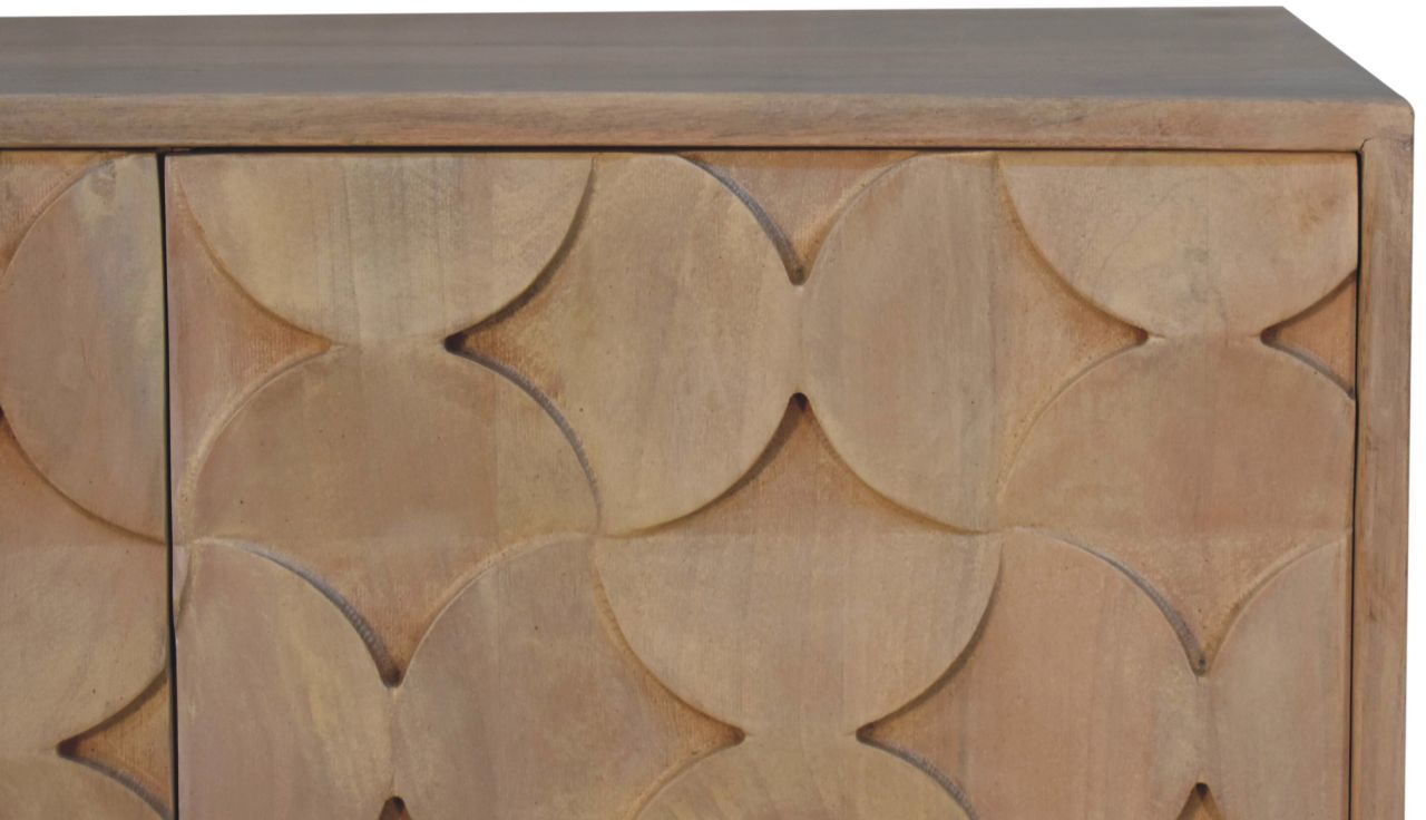 Artisan - Hourglass Carved Marble Cabinet