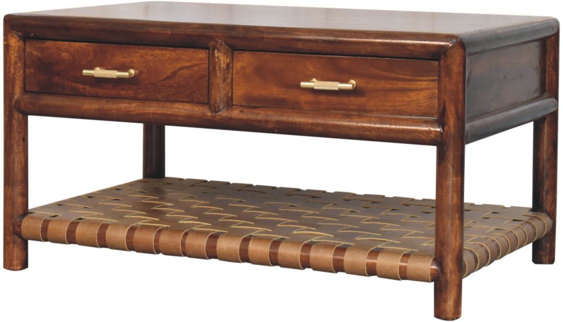 Artisan - Regency Woven Console Table With 4 Drawers