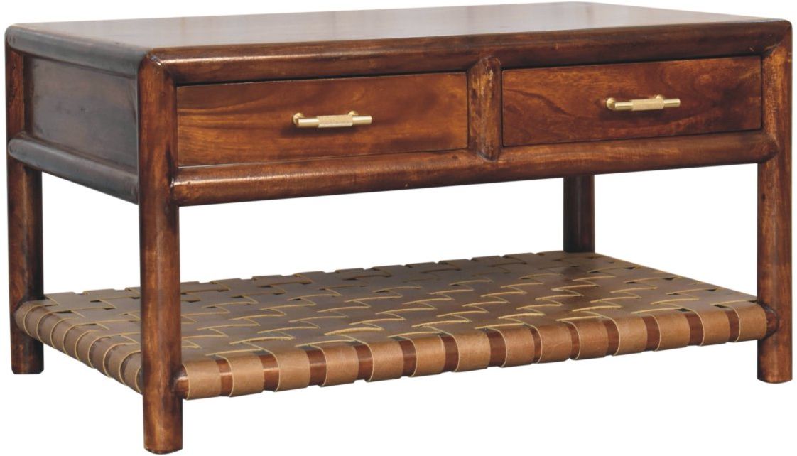 Artisan - Regency Woven Console Table With 4 Drawers