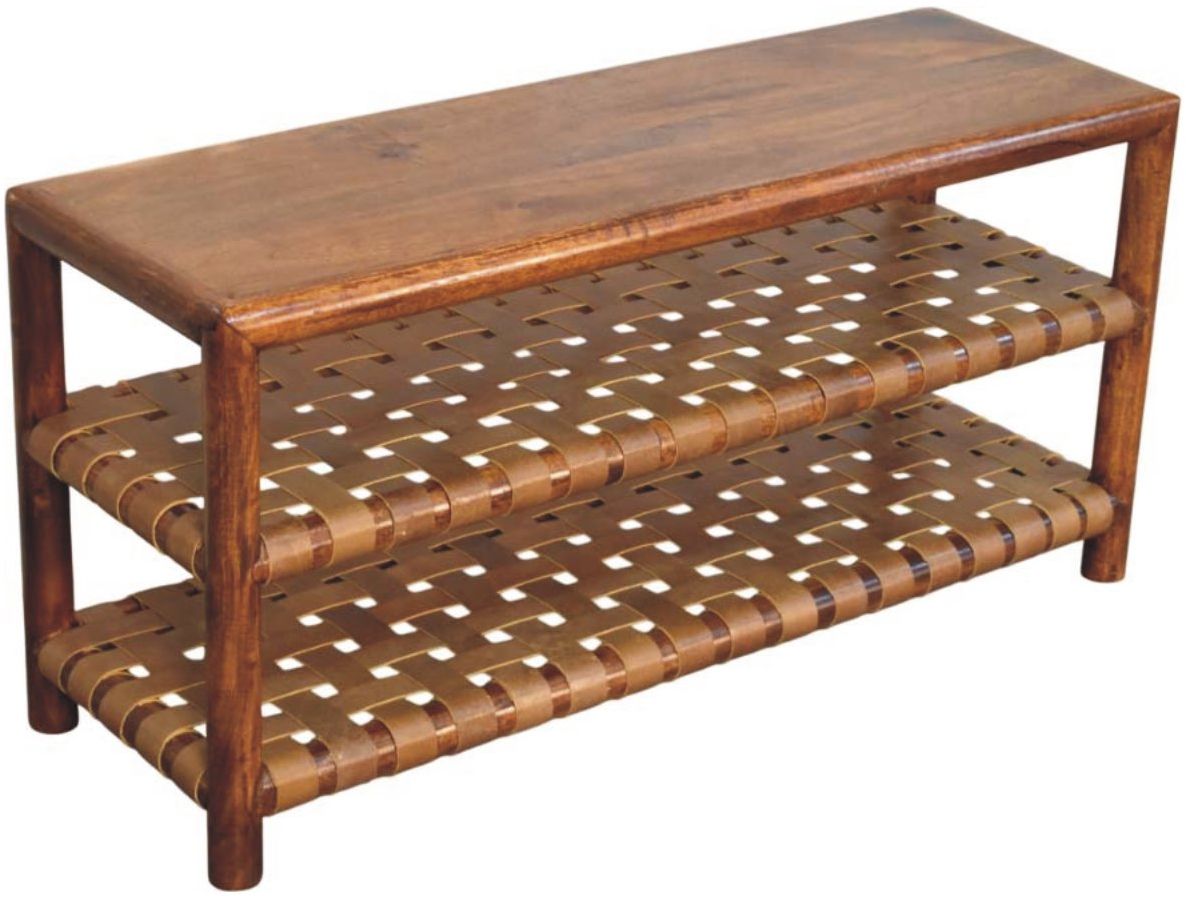 Artisan - Regency Woven Chestnut 2 Slot Shoe Rack