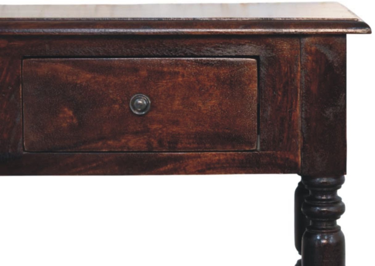 Artisan - Turned Legs Cherry Side Table