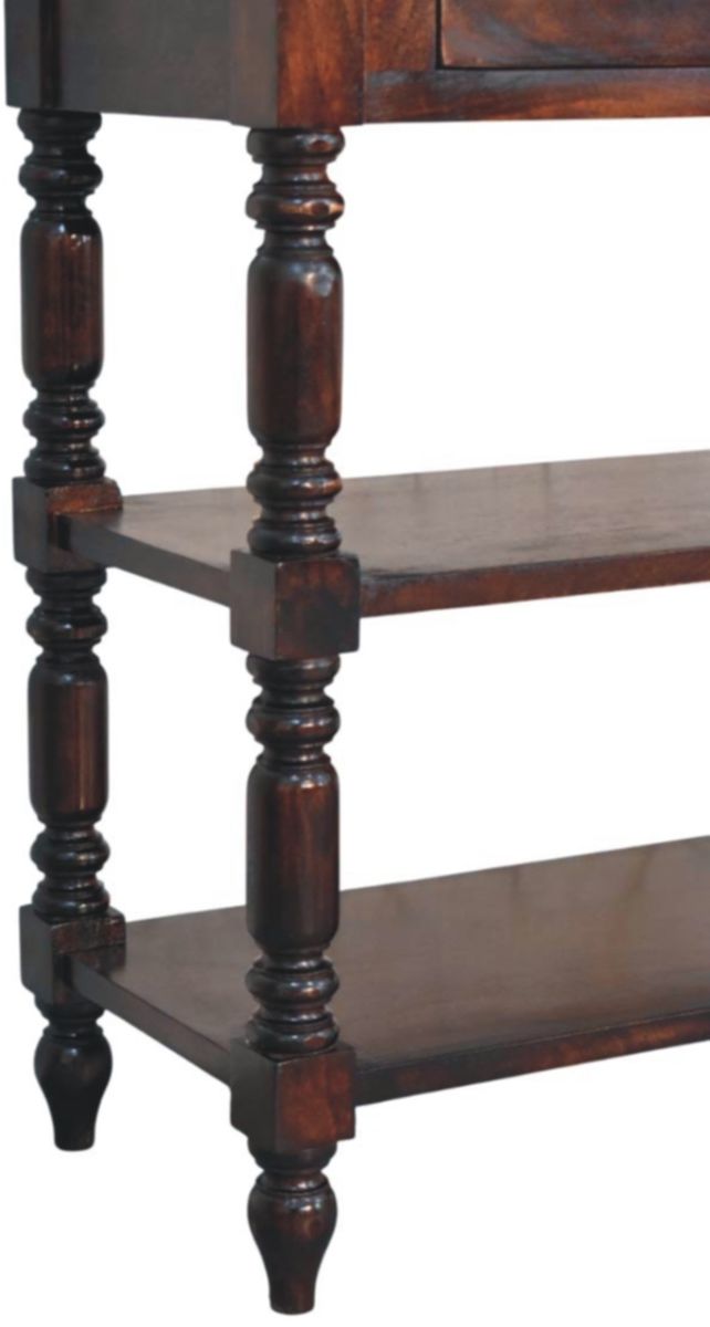 Artisan - Turned Legs Cherry Side Table